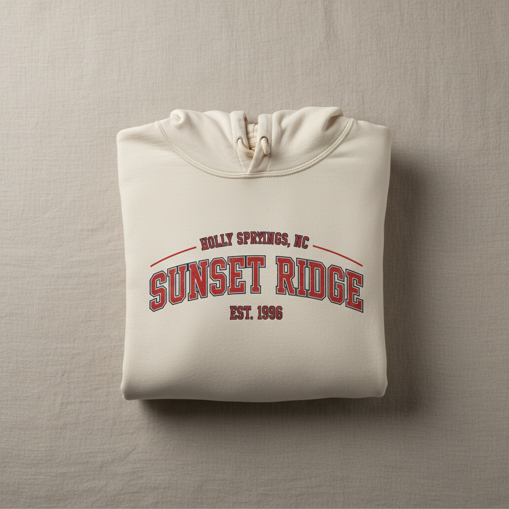 Sunset Ridge Vintage Hoodie